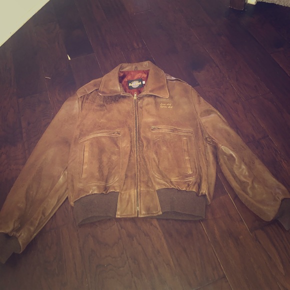 Vintage Hard Rock Cafe Leather Jacket - Picture 1 of 4